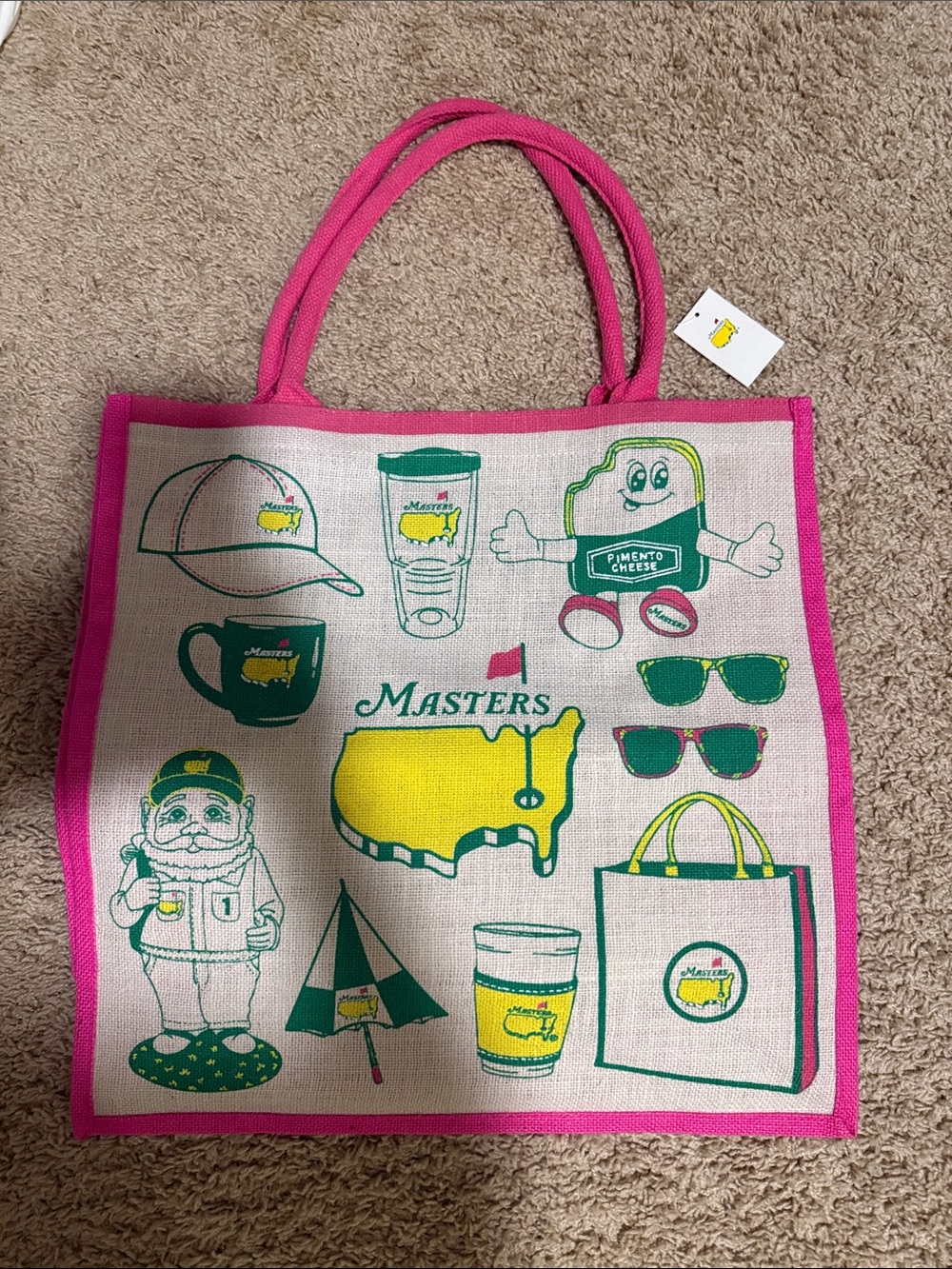 Masters Pink, Yellow and Green